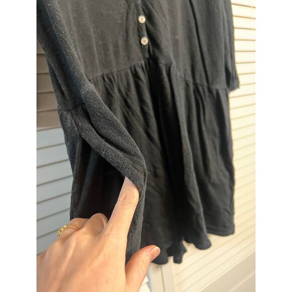 Free People Black Midi Dress - Picture 6 of 7